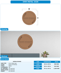 CUSTOM MOCKUP SIGN FOR Sophia Zouvas