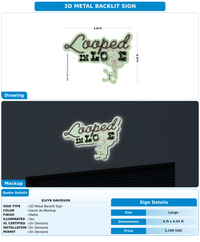 CUSTOM MOCKUP SIGN FOR Elvyn Davidson