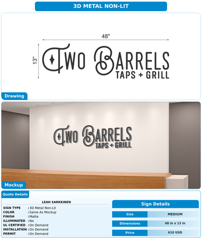 CUSTOM MOCKUP SIGN FOR Leah Sarkkinen