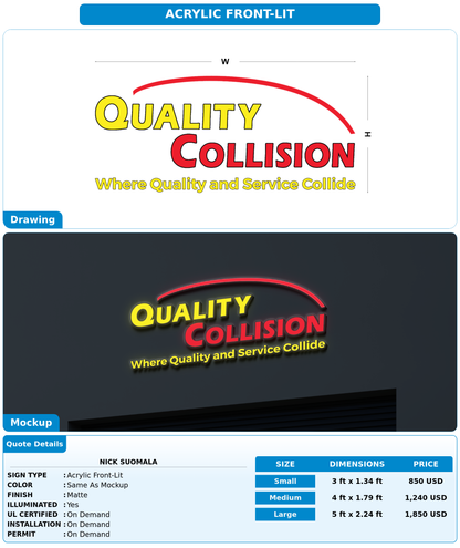 CUSTOM MOCKUP SIGN FOR Nick Suomala