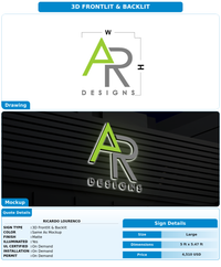 CUSTOM MOCKUP SIGN FOR Ricardo Lourenco