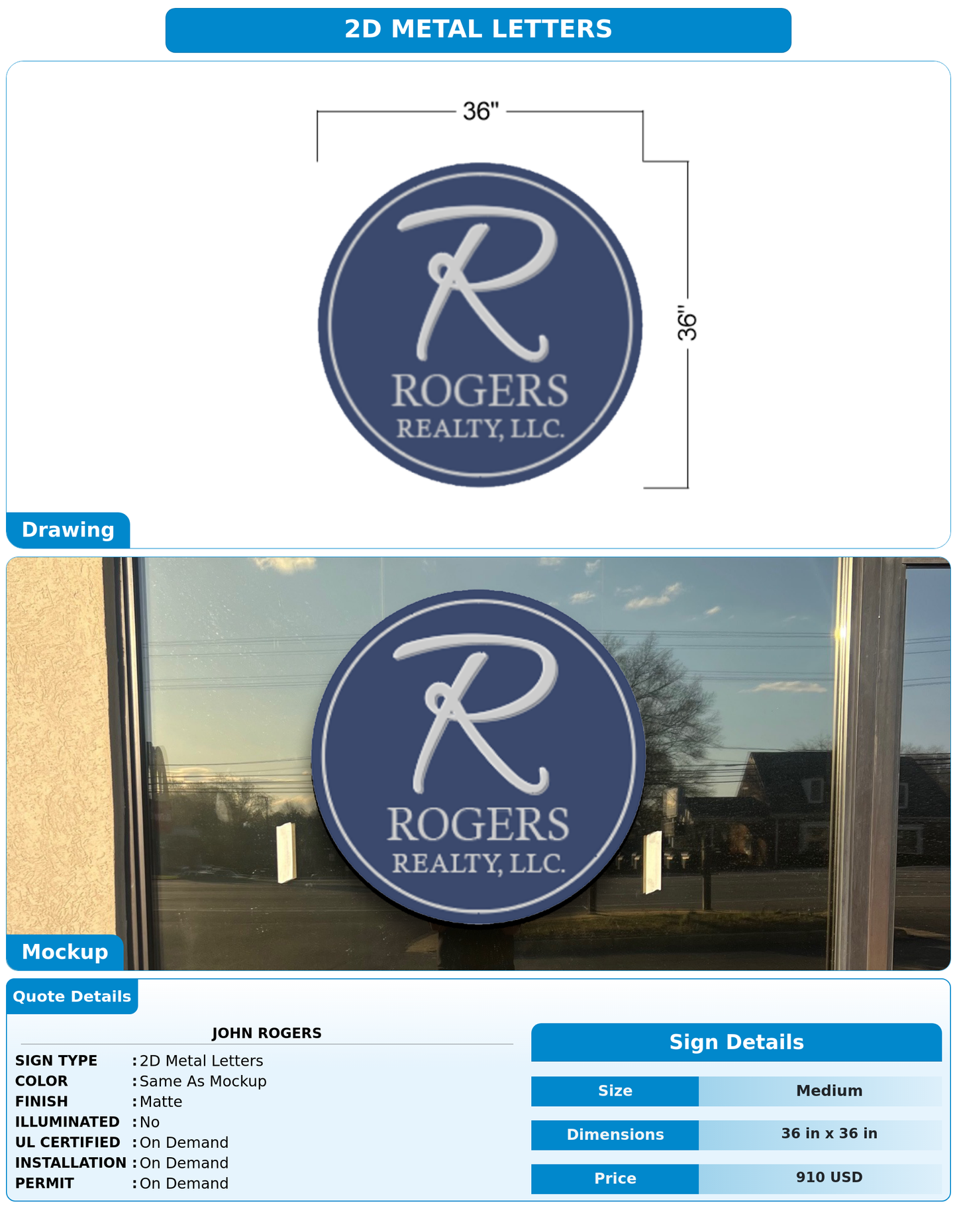 CUSTOM MOCKUP SIGN FOR john rogers