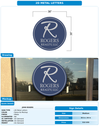 CUSTOM MOCKUP SIGN FOR john rogers