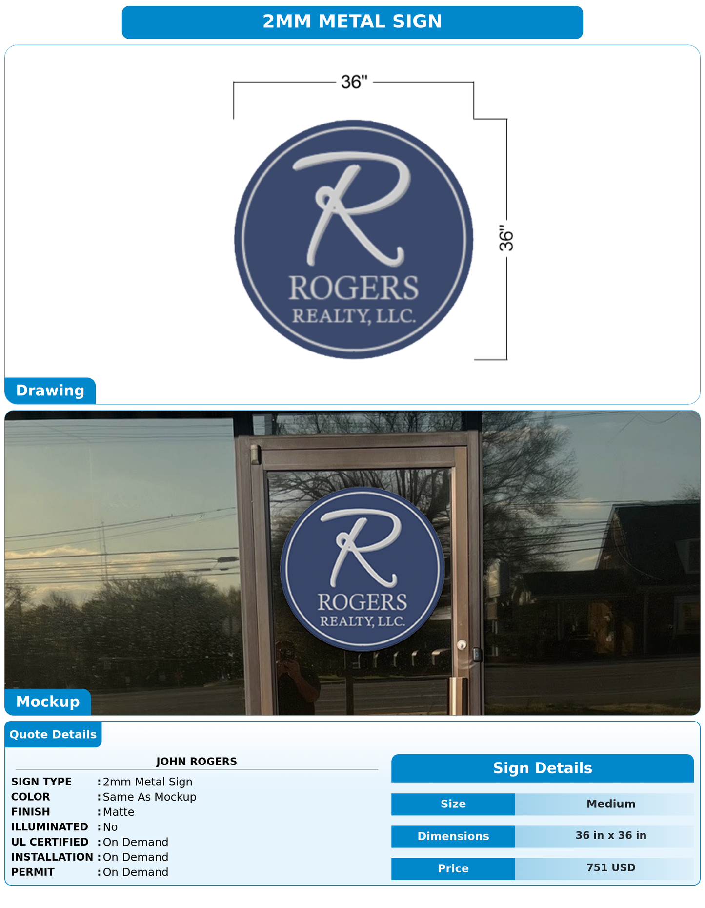 CUSTOM MOCKUP SIGN FOR john rogers