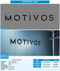 CUSTOM MOCKUP SIGN FOR Miguel Carrillo