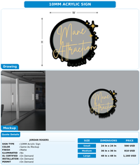 CUSTOM MOCKUP SIGN FOR Jordan Rogers