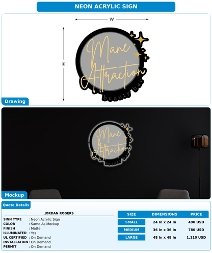 CUSTOM MOCKUP SIGN FOR Jordan Rogers