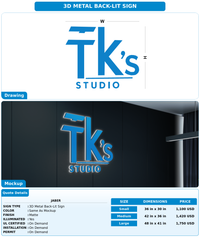 CUSTOM MOCKUP SIGN FOR Jaber