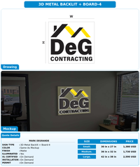 CUSTOM MOCKUP SIGN FOR Mark DeGrande