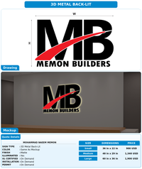 CUSTOM MOCKUP SIGN FOR Mohammad Naeem Memon