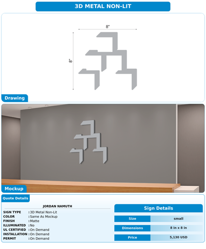 CUSTOM MOCKUP SIGN FOR Jordan Namuth
