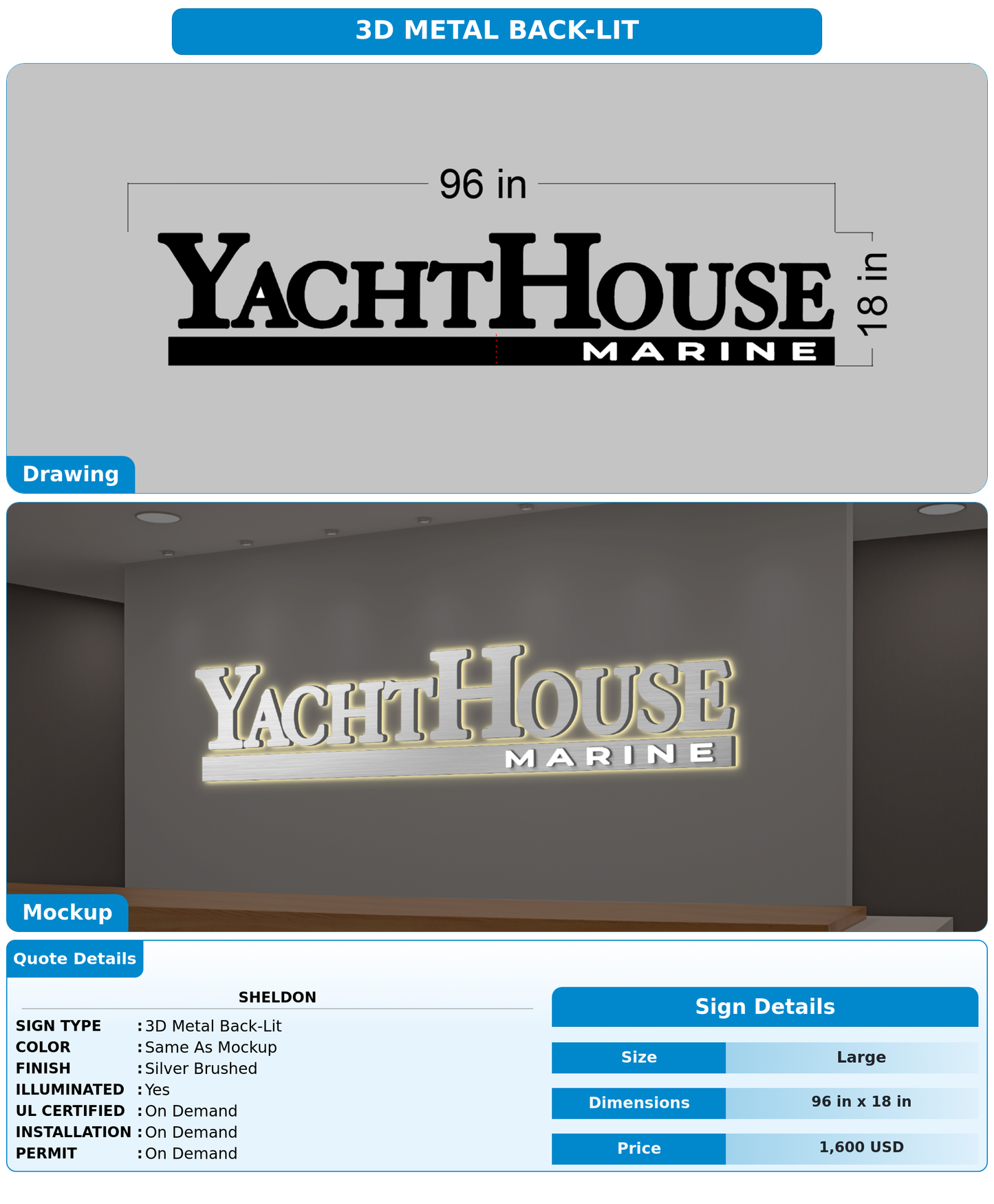 CUSTOM MOCKUP SIGN FOR sheldon
