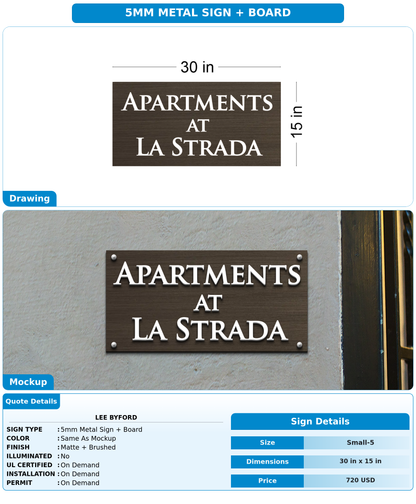 CUSTOM MOCKUP SIGN FOR Lee Byford