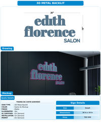 CUSTOM MOCKUP SIGN FOR Thaina da Costa Quevedo
