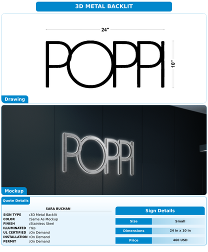 CUSTOM MOCKUP SIGN FOR Sara Buchan