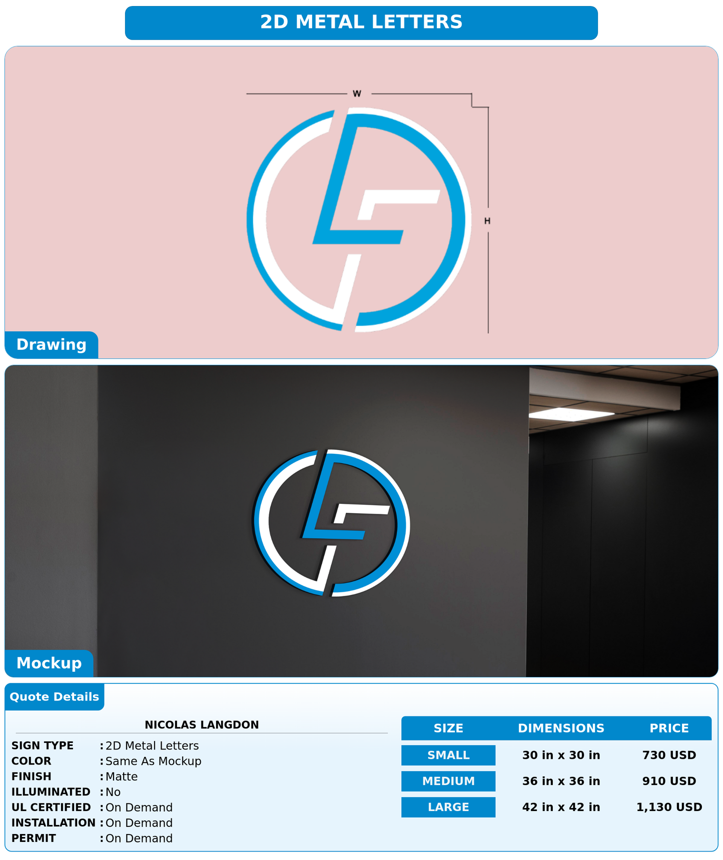CUSTOM MOCKUP SIGN FOR Nicolas Langdon
