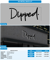 CUSTOM MOCKUP SIGN FOR Brenton Bacon