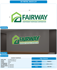 CUSTOM MOCKUP SIGN FOR Sharon Thompson