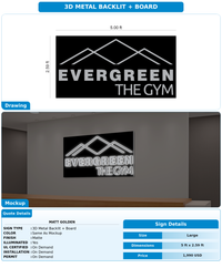 CUSTOM MOCKUP SIGN FOR Matt Golden
