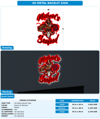CUSTOM MOCKUP SIGN FOR Jordan schudmak