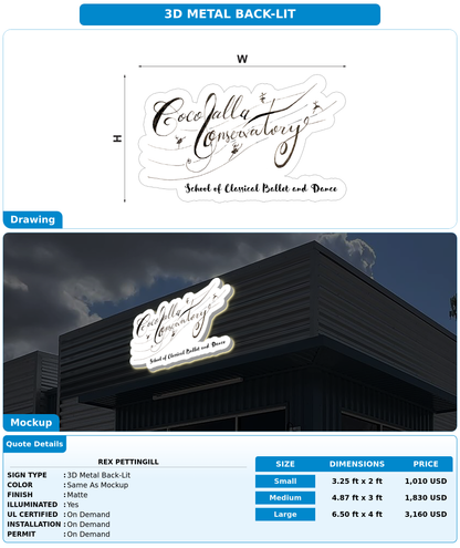 CUSTOM MOCKUP SIGN FOR Rex Pettingill