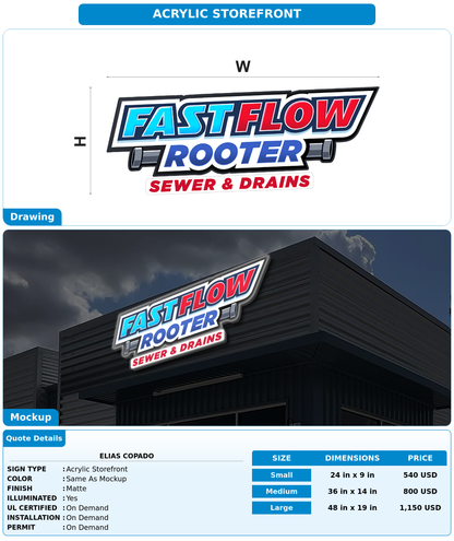 CUSTOM MOCKUP SIGN FOR Elias copado