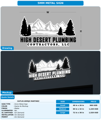 CUSTOM MOCKUP SIGN FOR Caitlin Armijo Martinez