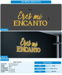 CUSTOM MOCKUP SIGN FOR Genny Trivino