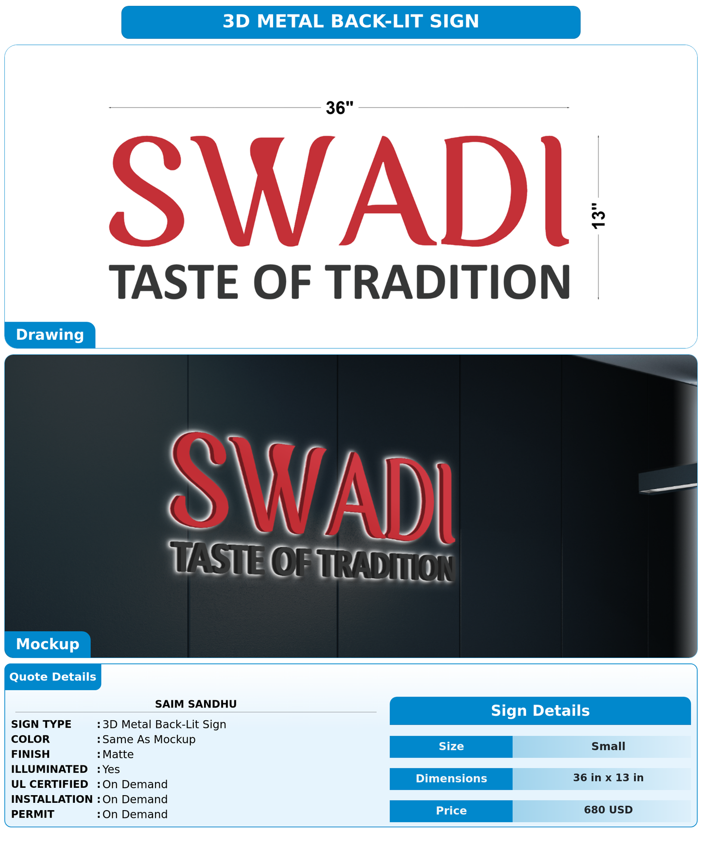 CUSTOM MOCKUP SIGN FOR Saim Sandhu