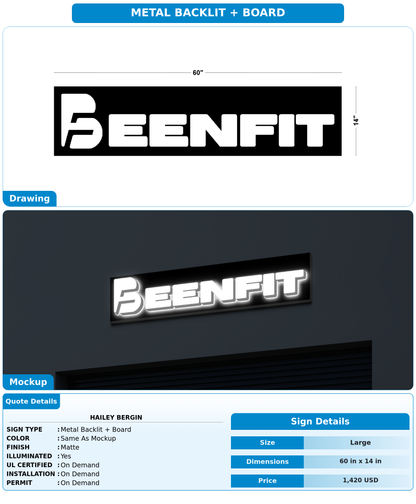 Payment link for 2 signs FOR Hailey Bergin