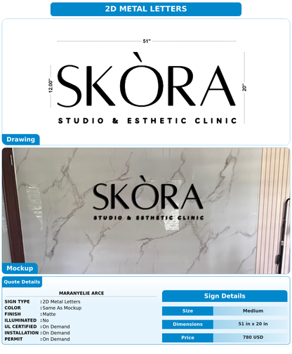 CUSTOM MOCKUP SIGN FOR Maranyelie Arce