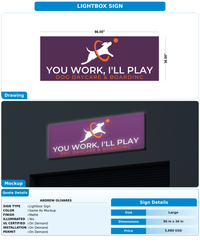 CUSTOM MOCKUP SIGN FOR Andrew Olivares