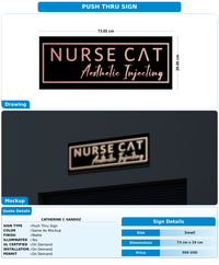 CUSTOM MOCKUP SIGN FOR Catherine C Sandoz