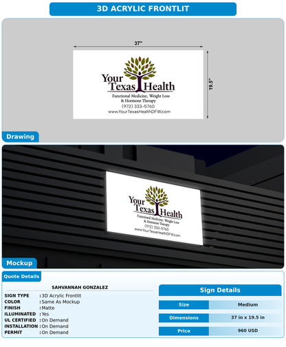 CUSTOM MOCKUP SIGN FOR Sahvannah Gonzalez