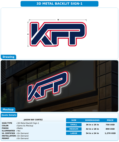 CUSTOM MOCKUP SIGN FOR Jason Ray Cortez