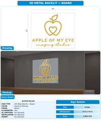 CUSTOM MOCKUP SIGN FOR Alisha Miller