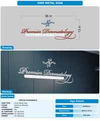 CUSTOM MOCKUP SIGN FOR Chrysa Schoenbeck