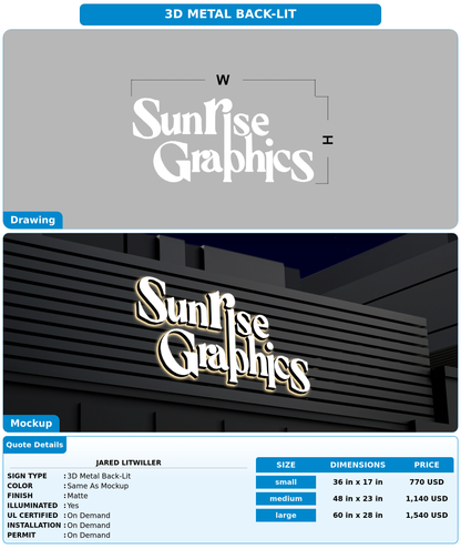 CUSTOM MOCKUP SIGN FOR Jared Litwiller