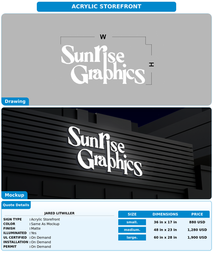 CUSTOM MOCKUP SIGN FOR Jared Litwiller