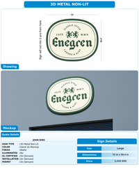 CUSTOM MOCKUP SIGN FOR John Bird