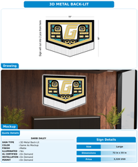 CUSTOM MOCKUP SIGN FOR Darbi Daley