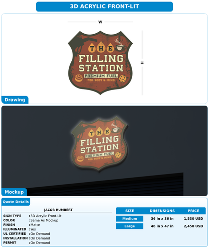 CUSTOM MOCKUP SIGN FOR Jacob Humbert