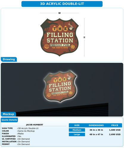 CUSTOM MOCKUP SIGN FOR Jacob Humbert