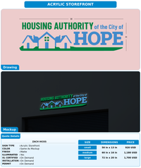 CUSTOM MOCKUP SIGN FOR Zach Hicks