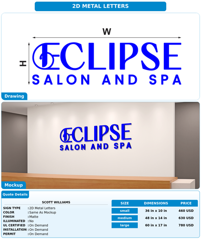 CUSTOM MOCKUP SIGN FOR Scott Williams