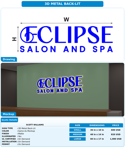 CUSTOM MOCKUP SIGN FOR Scott Williams