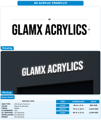 CUSTOM MOCKUP SIGN FOR Destiny Cota