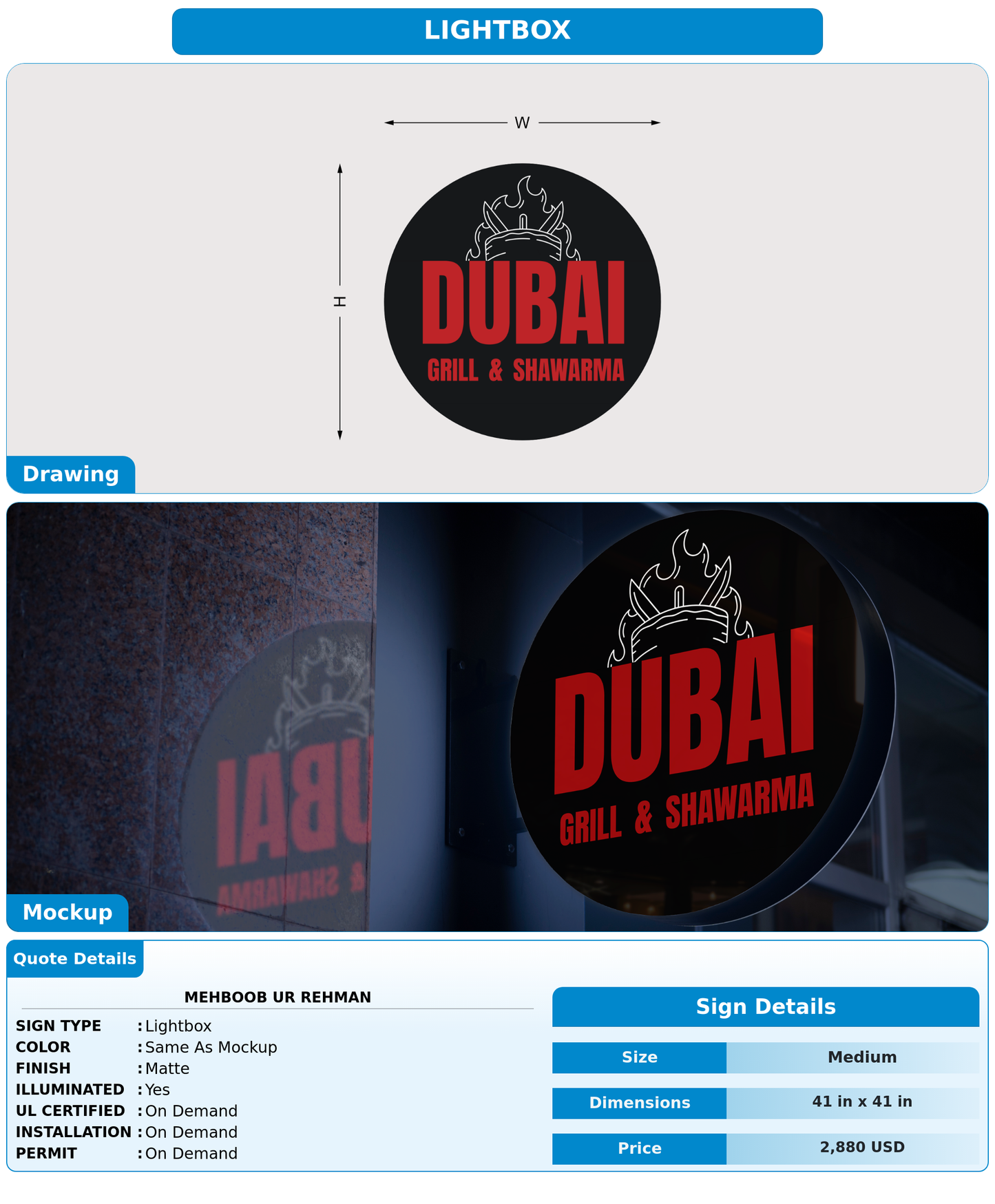 CUSTOM MOCKUP SIGN FOR Mehboob ur rehman