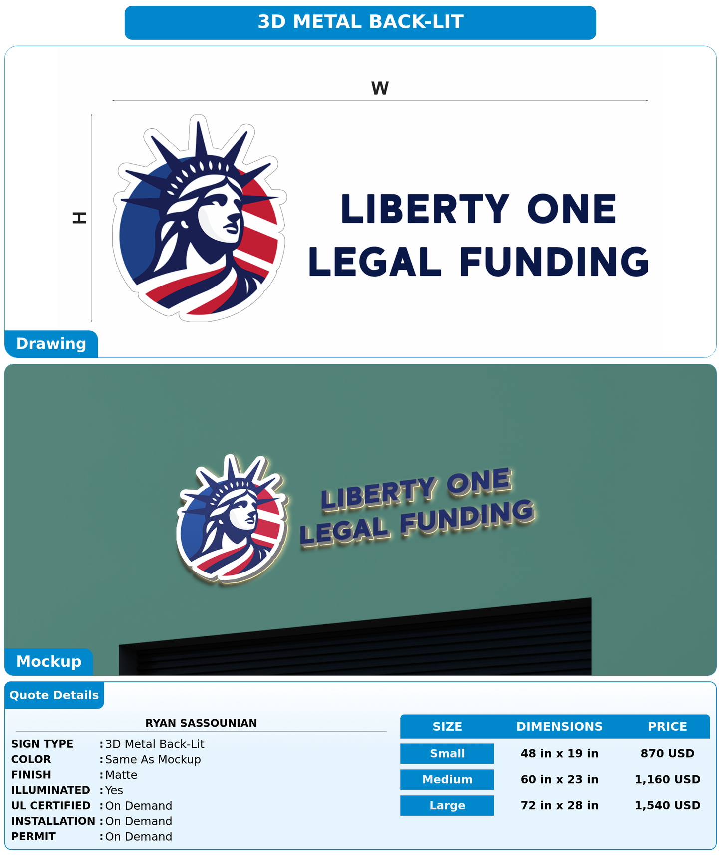 CUSTOM MOCKUP SIGN FOR Ryan Sassounian