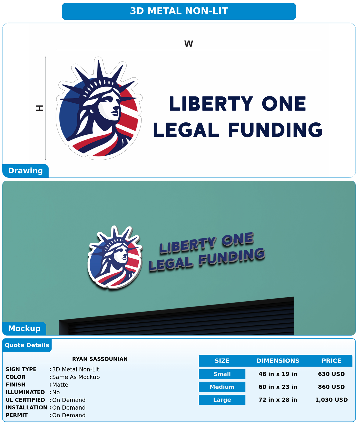 CUSTOM MOCKUP SIGN FOR Ryan Sassounian